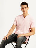 Men's Solid Slim Fit Polo T-shirt