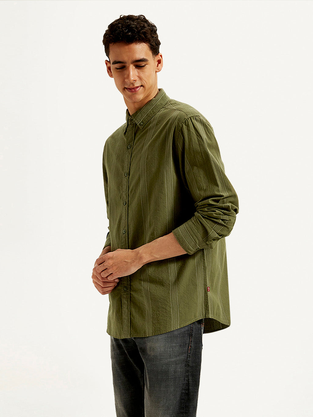 Men's Striped Slim Fit Shirt