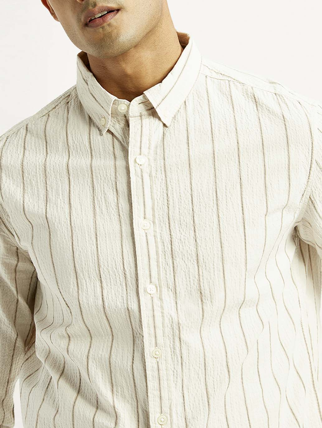 Men's Striped Slim Fit Shirt