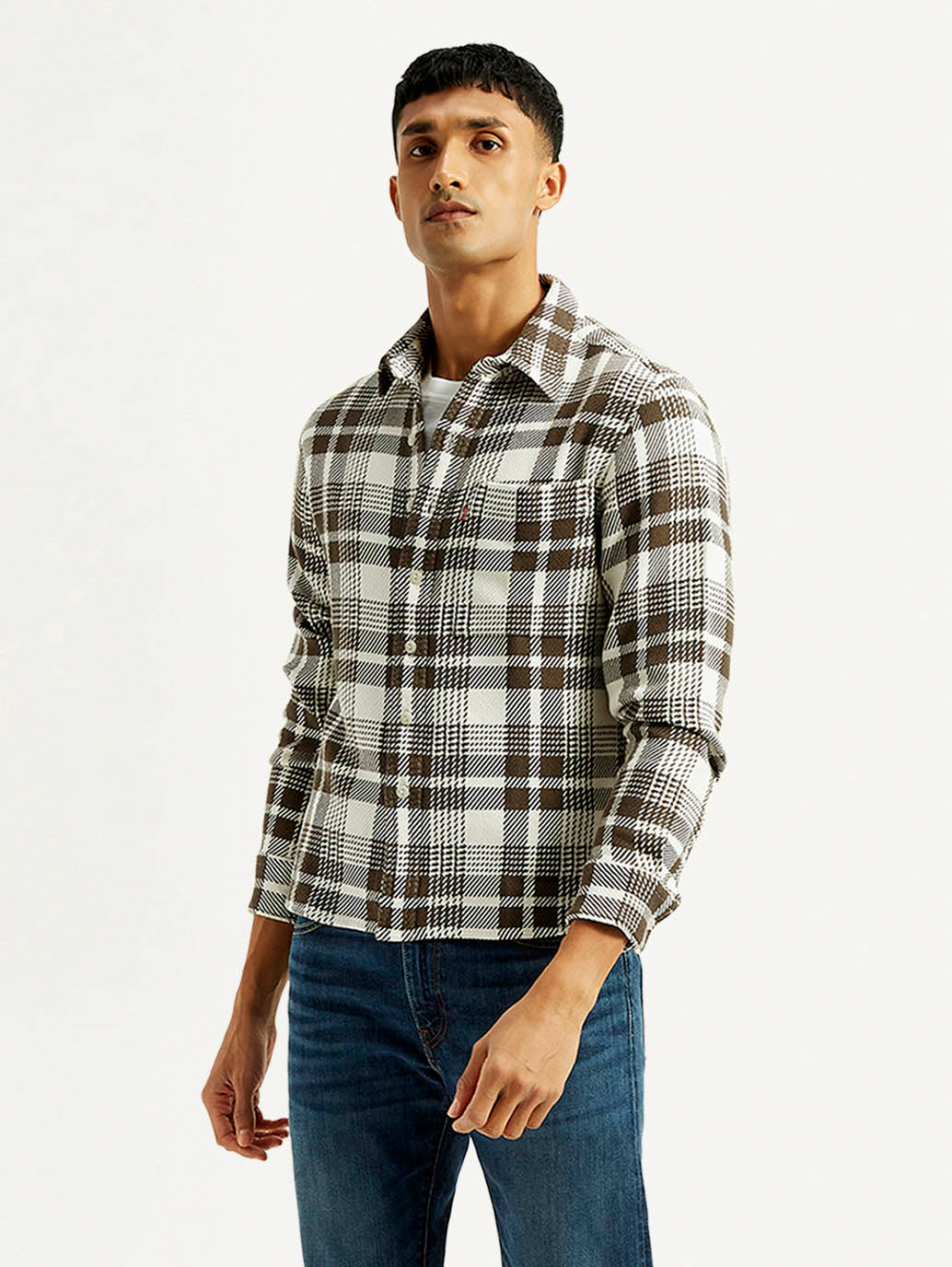 Men's Plaid Relaxed Fit Shirt