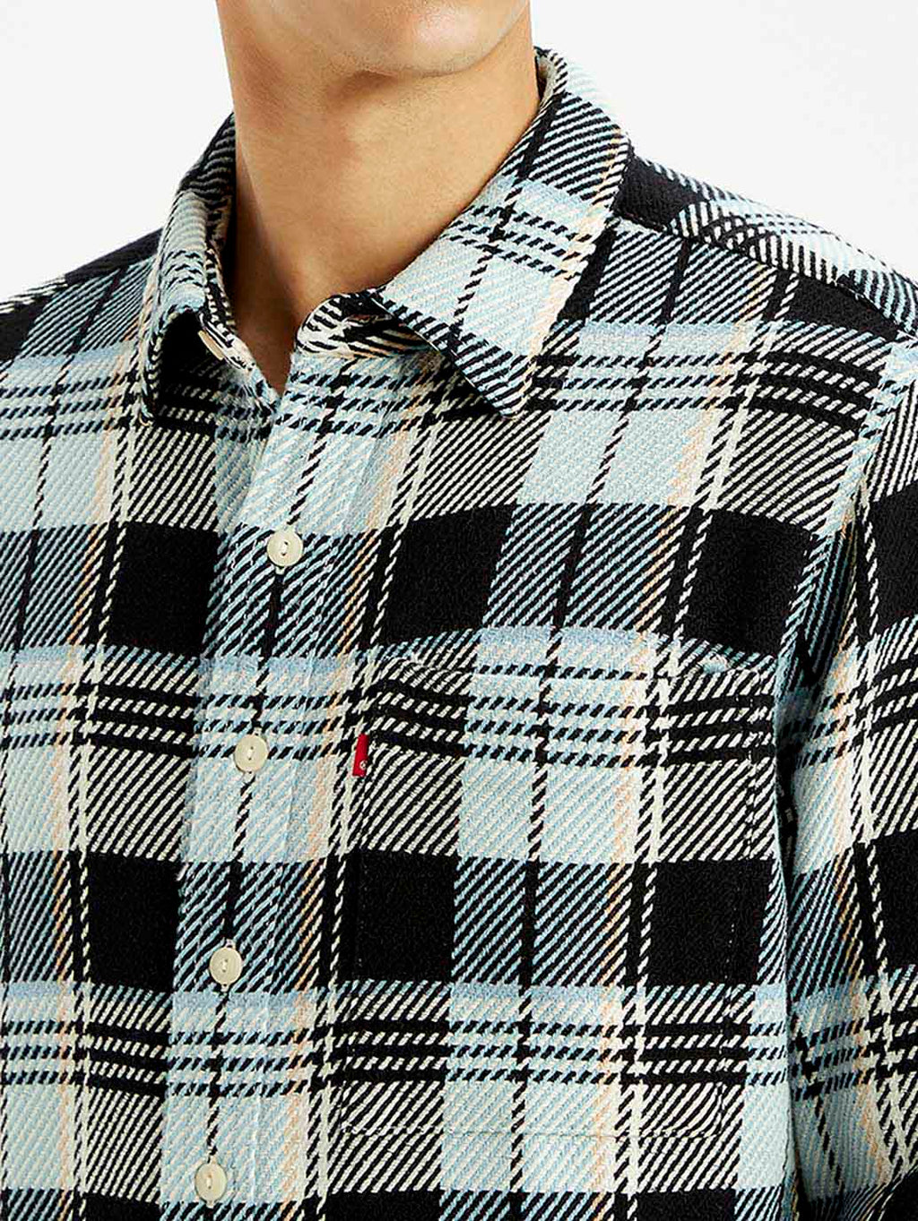 Men's Checkered Multi Color Relaxed Fit Plaid Shirt