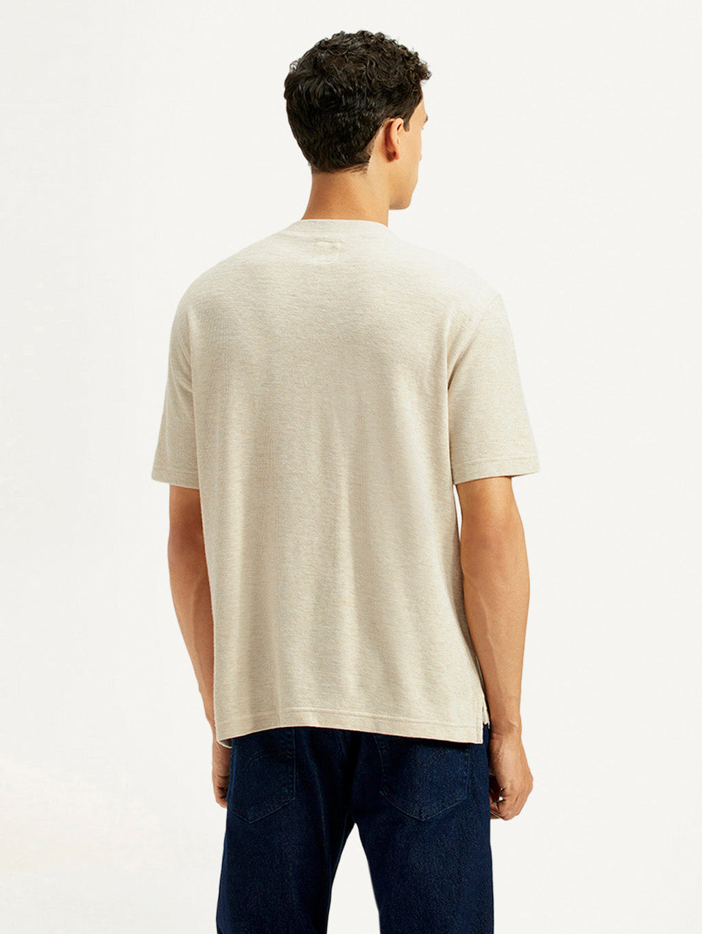 Men's Textured Slim Fit T-Shirt
