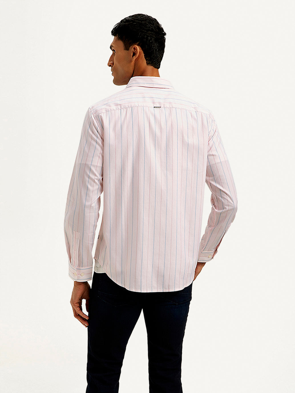 Men's Redloop Striped Slim Fit Shirt