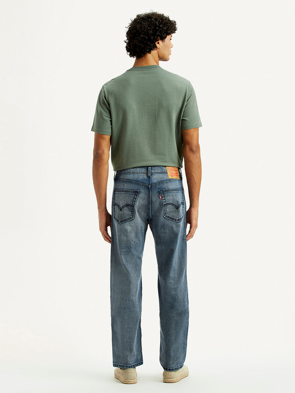 Men's Tinted 505 Dark Indigo Straight Fit Mid Rise Jeans