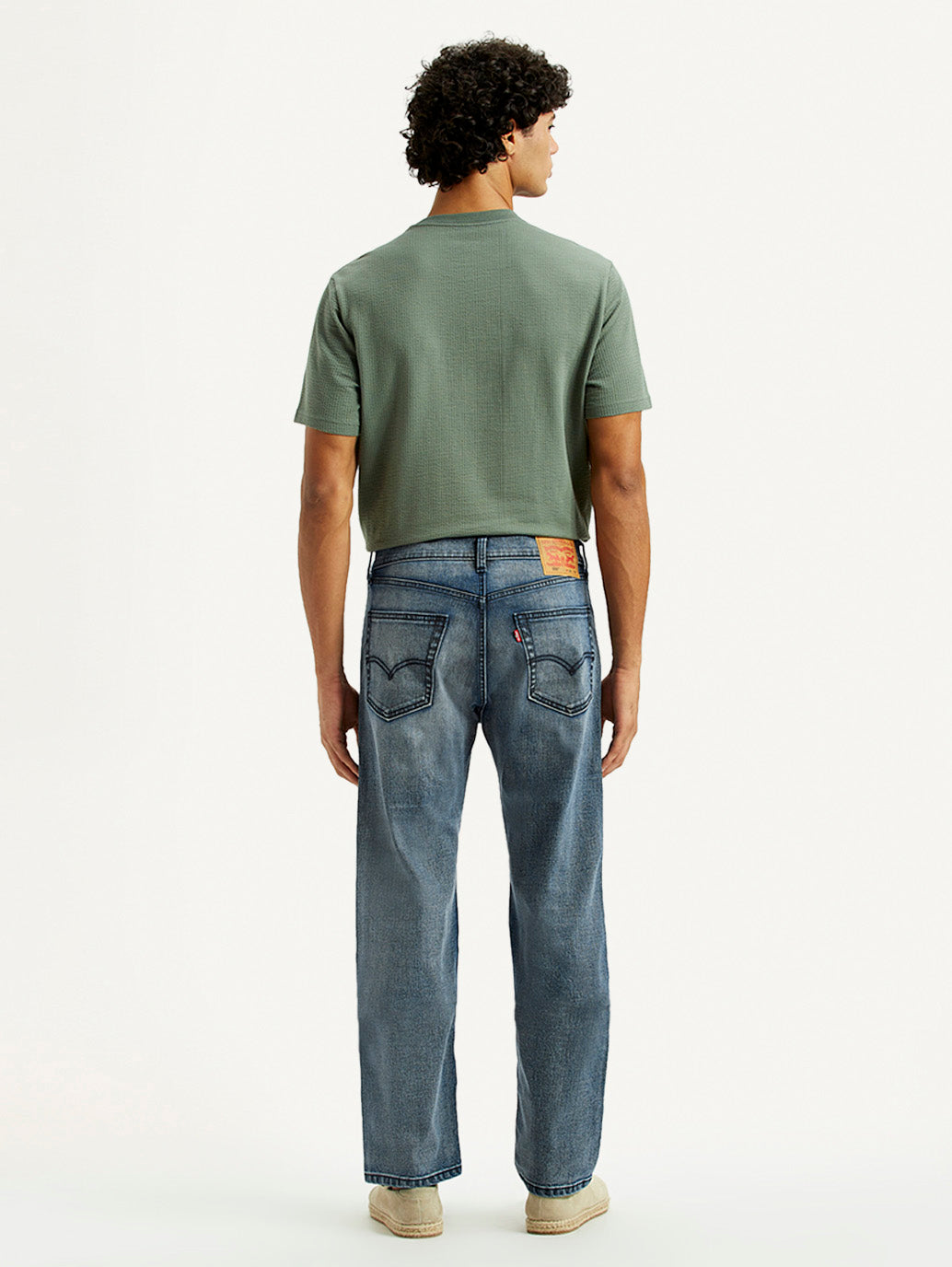 Men's Tinted 505 Dark Indigo Straight Fit Mid Rise Jeans
