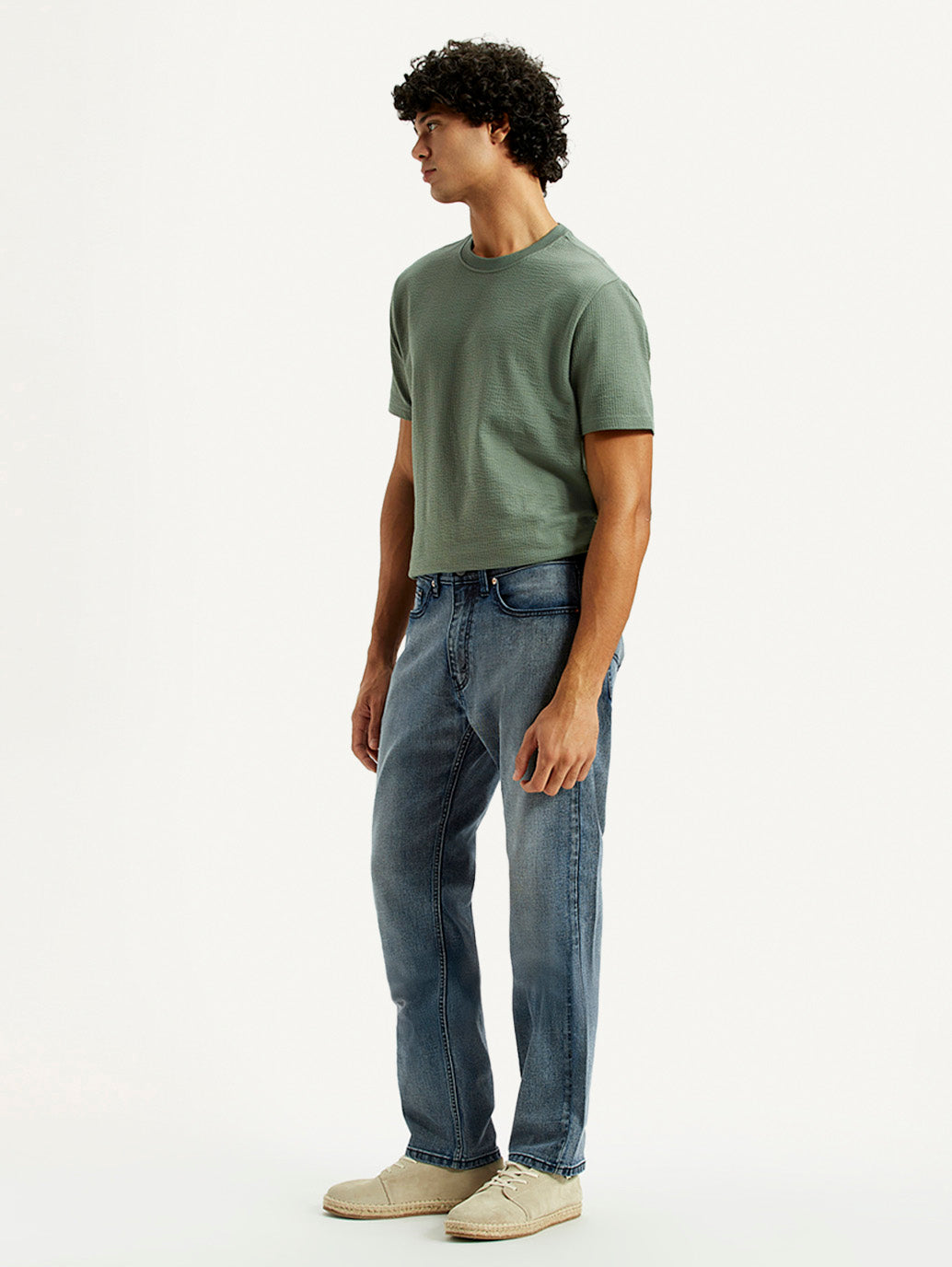 Men's Tinted 505 Dark Indigo Straight Fit Mid Rise Jeans