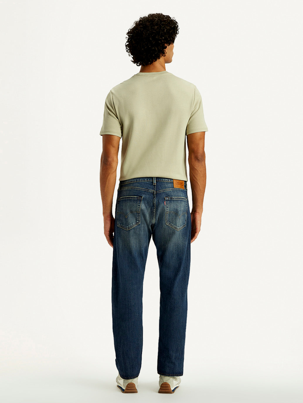 Men's Tinted 505 Med Indigo Straight Fit Mid Rise Jeans