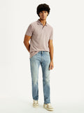 Men's Tinted 505 Light Indigo Straight Fit Mid Rise Jeans