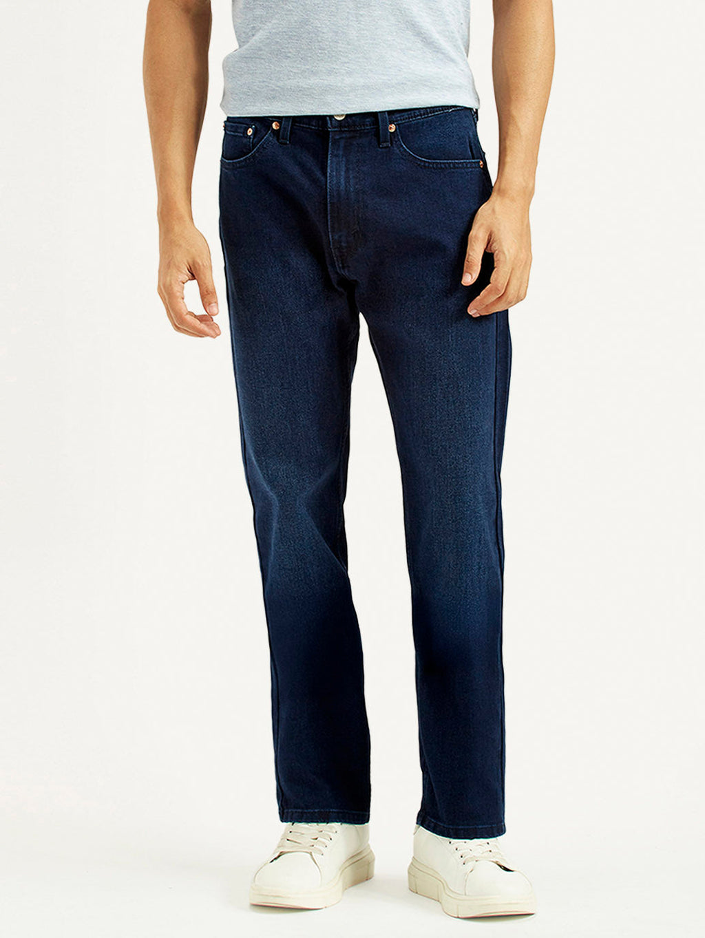 Men's 505 Indigo Straight Fit Mid Rise Jeans