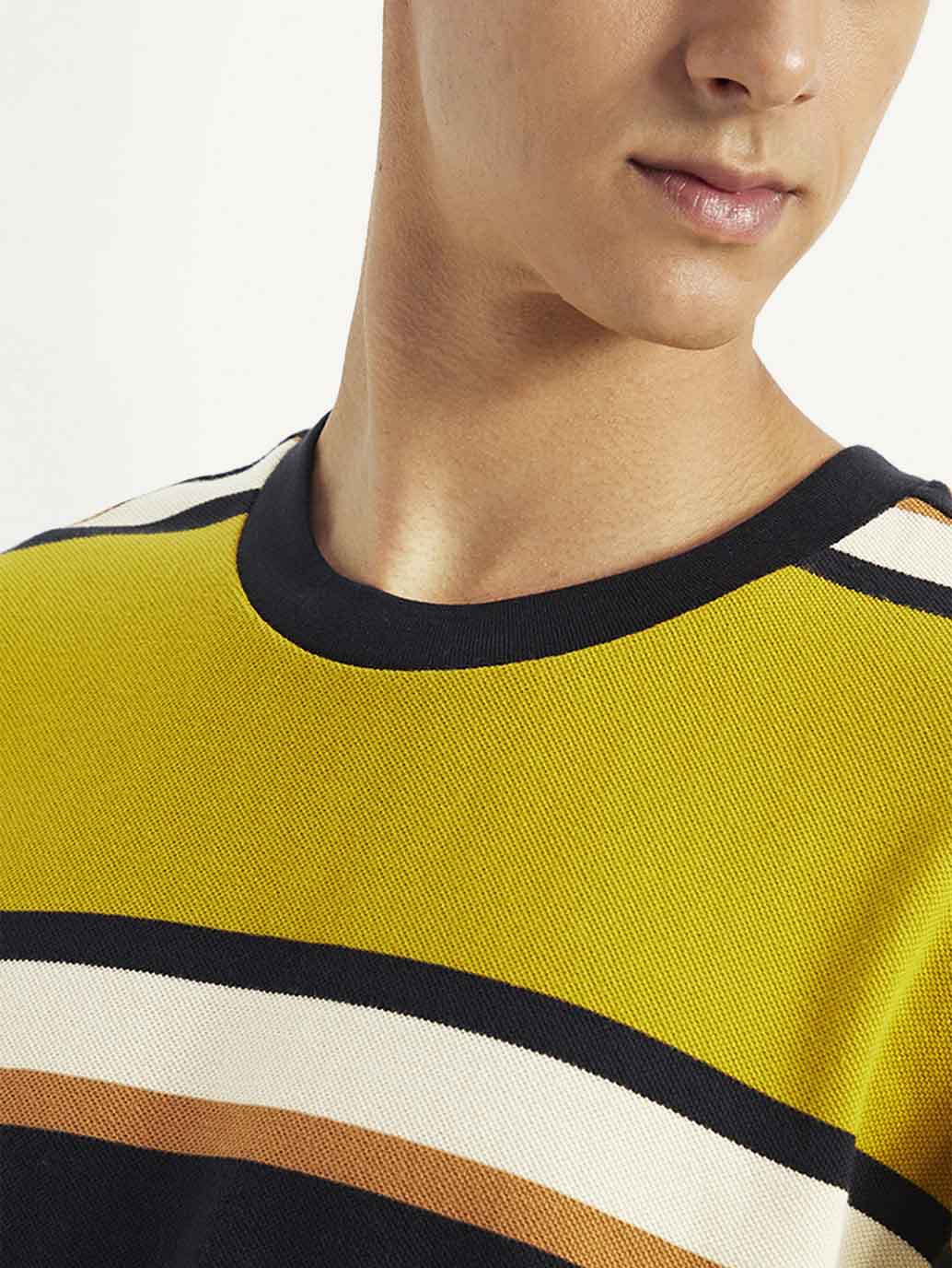 Men's Striped Relaxed Fit T-Shirt