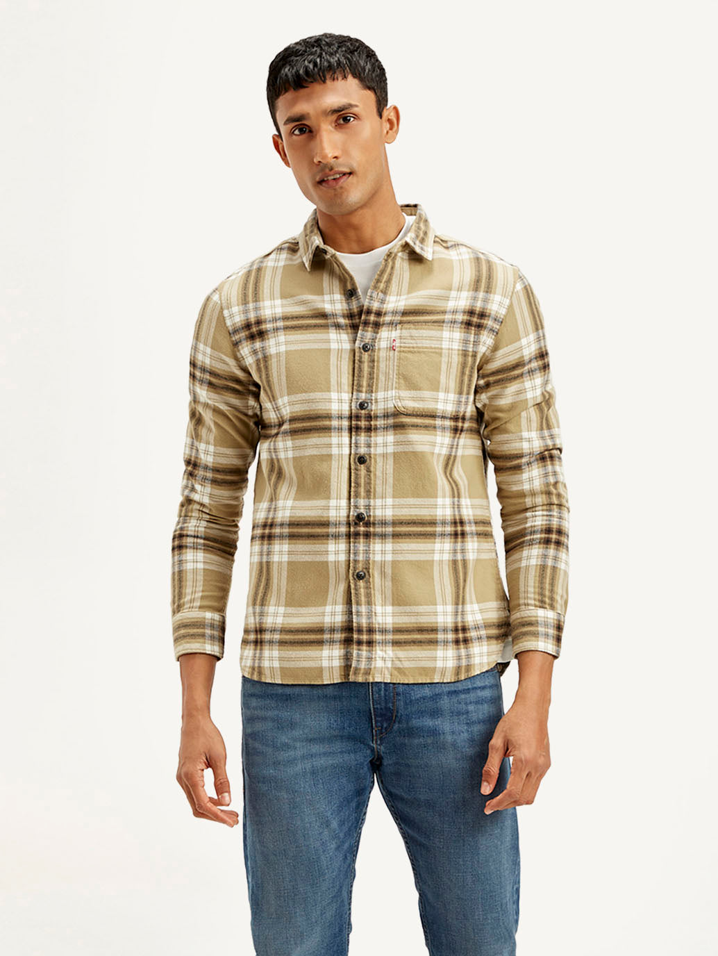 Men's Checkered Relaxed Fit Shirt