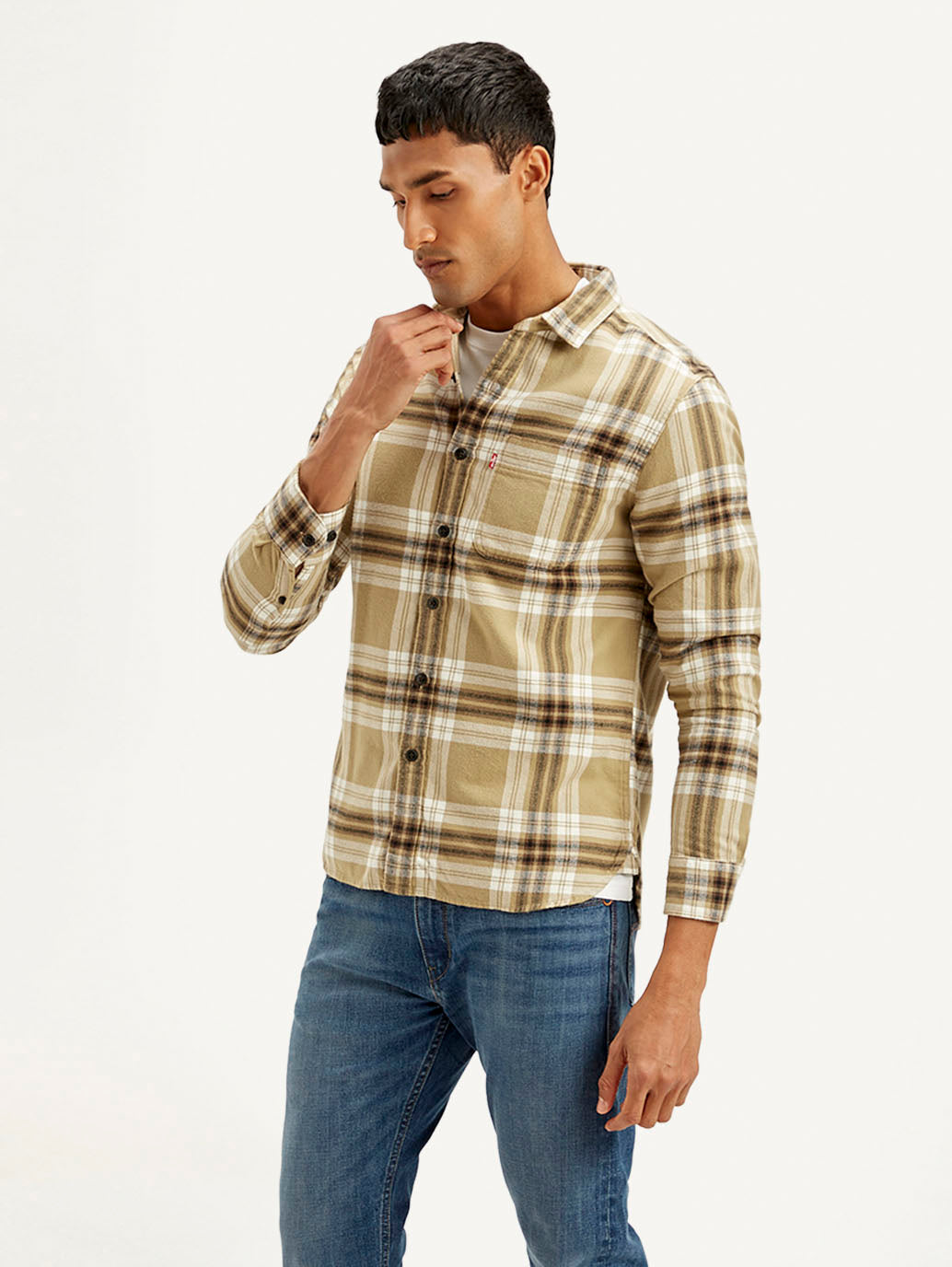 Men's Checkered Relaxed Fit Shirt