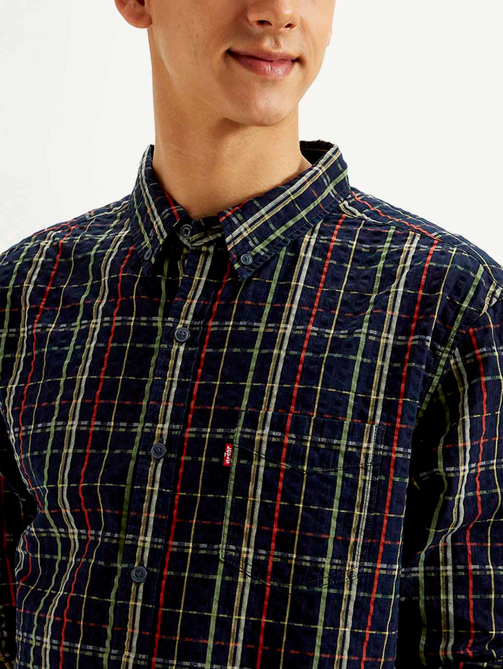 Men's Checkered Slim Fit Shirt