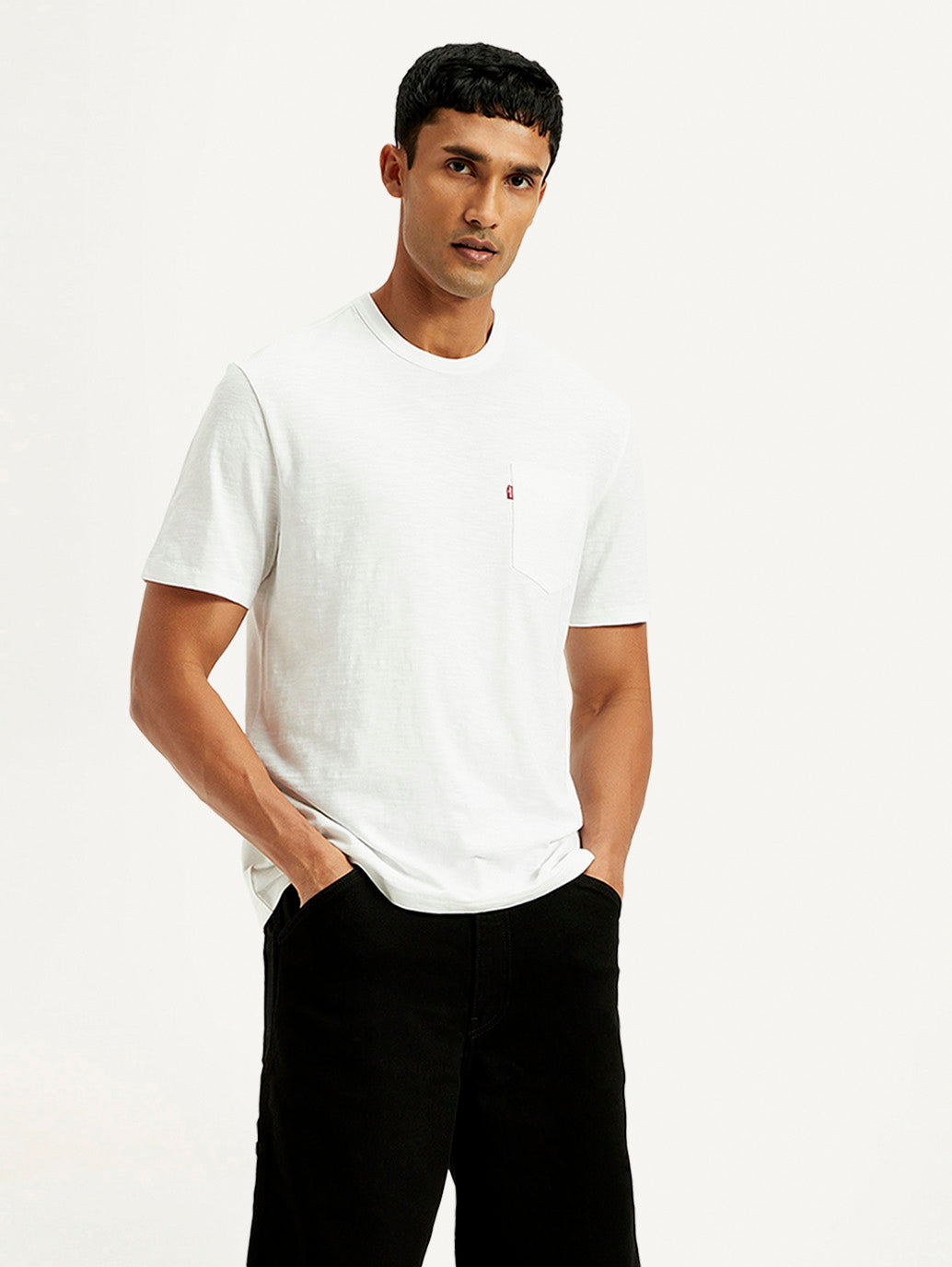 Men's Solid Crew Neck T-shirt