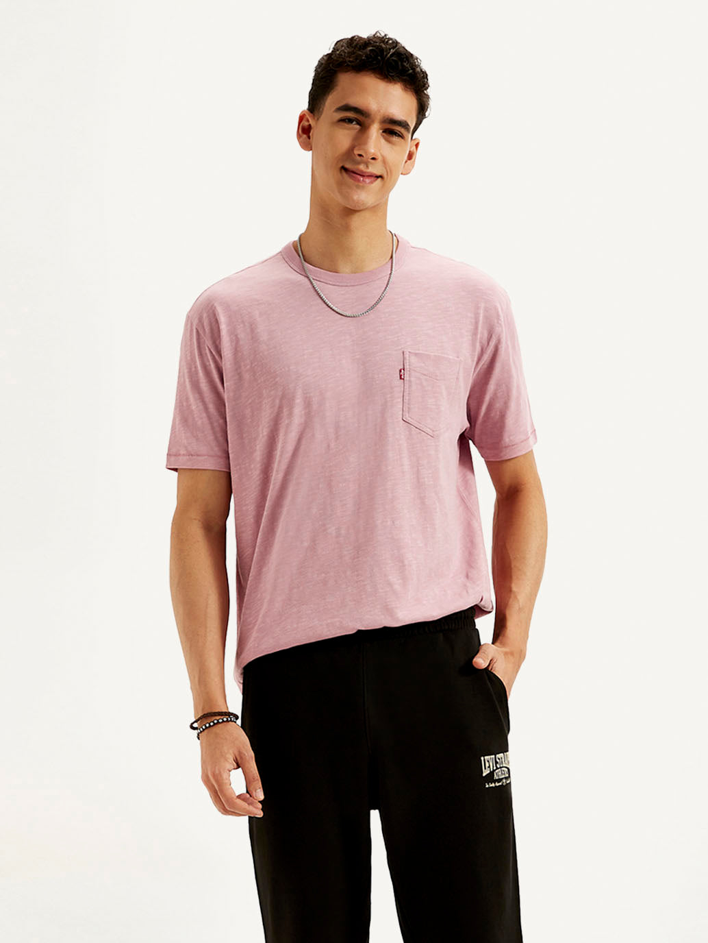 Men's Solid Slim Fit T-shirt