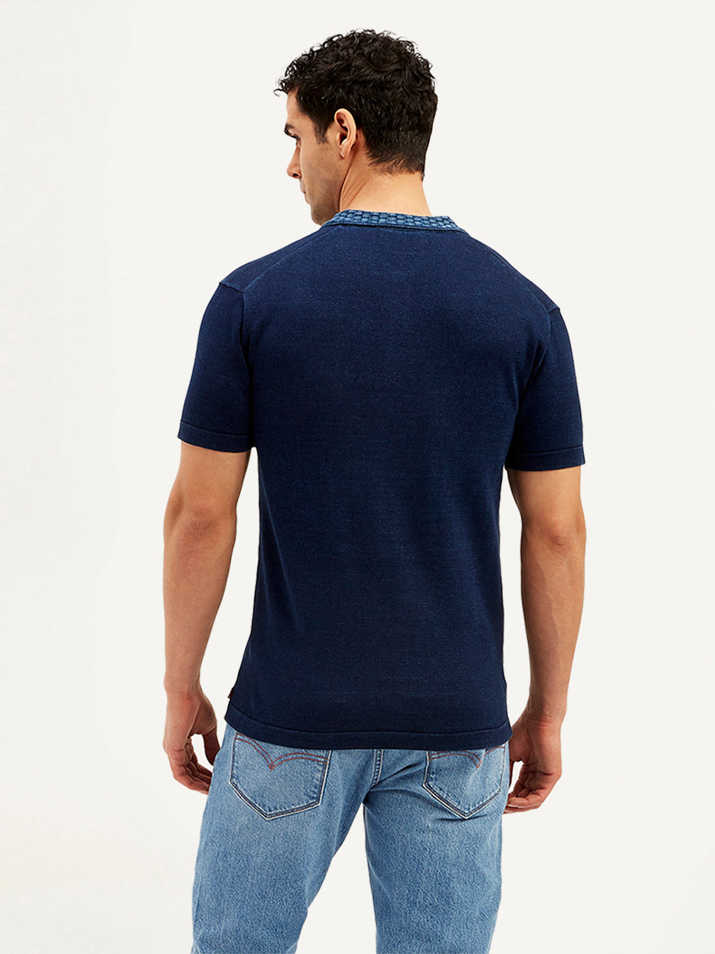 Men's Solid Slim Fit Polo T-Shirt