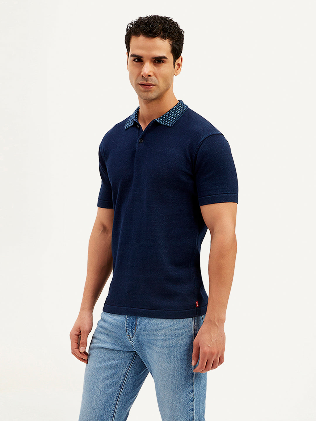 Men's Solid Slim Fit Polo T-Shirt