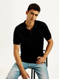 Men's Redloop Textured Slim Fit Polo T-Shirt