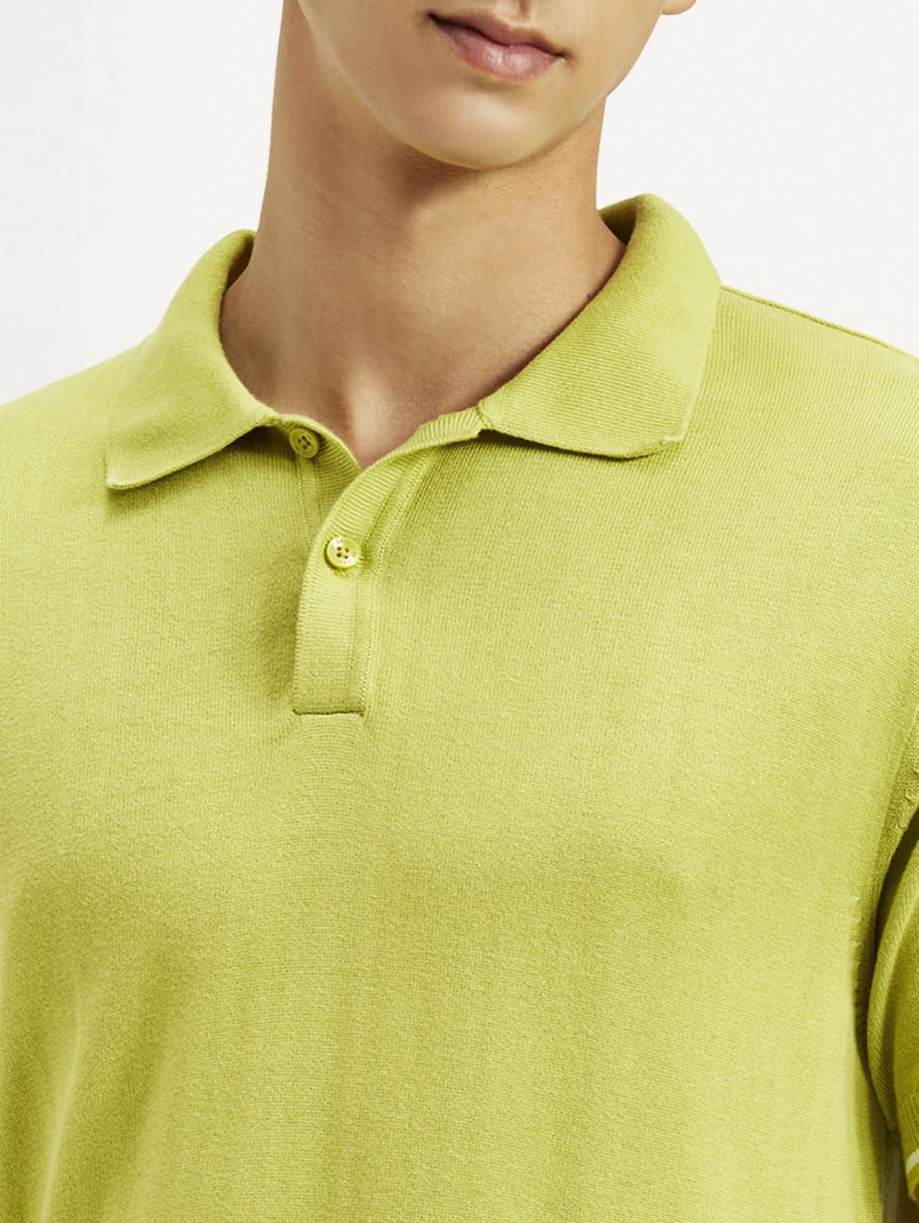 Men's Solid Slim Fit Polo T-Shirt