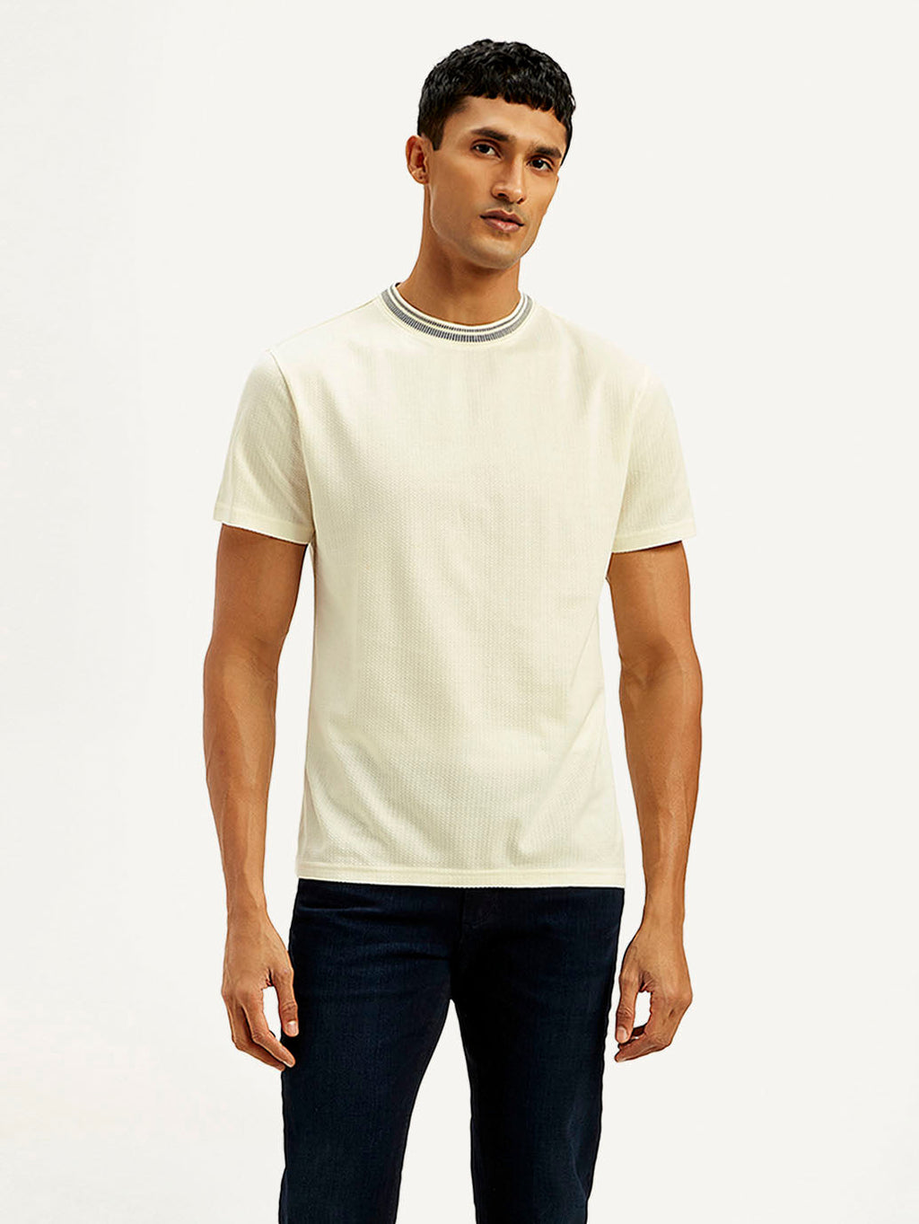 Men's Redloop Solid Slim Fit T-shirt