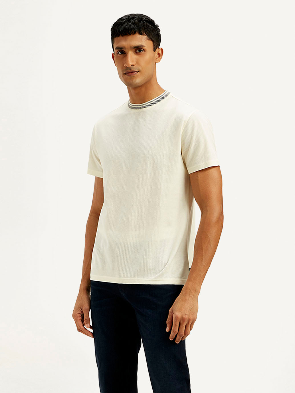 Men's Redloop Solid Slim Fit T-shirt