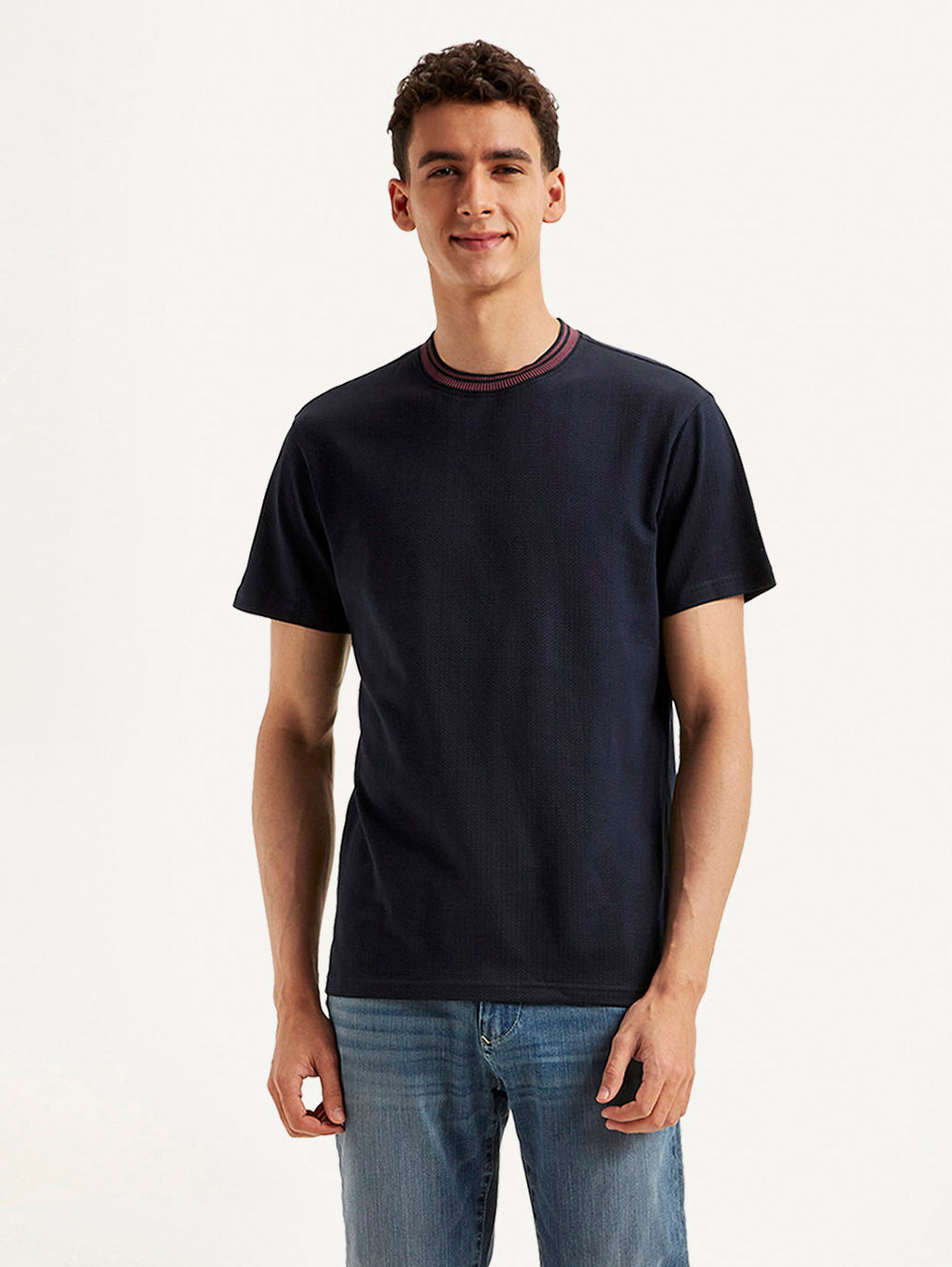 Men's Redloop Solid Slim Fit T-shirt