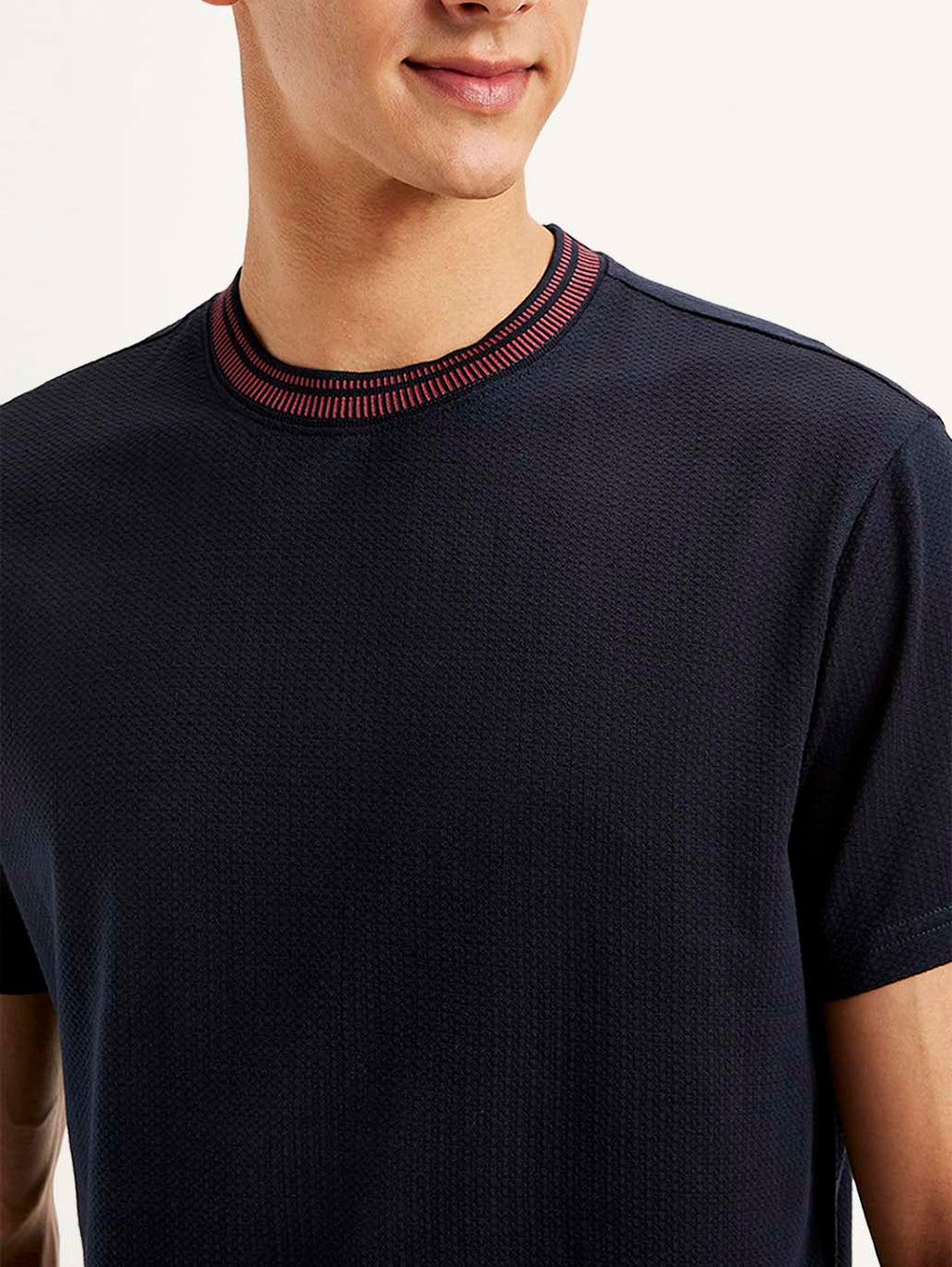Men's Redloop Solid Slim Fit T-shirt