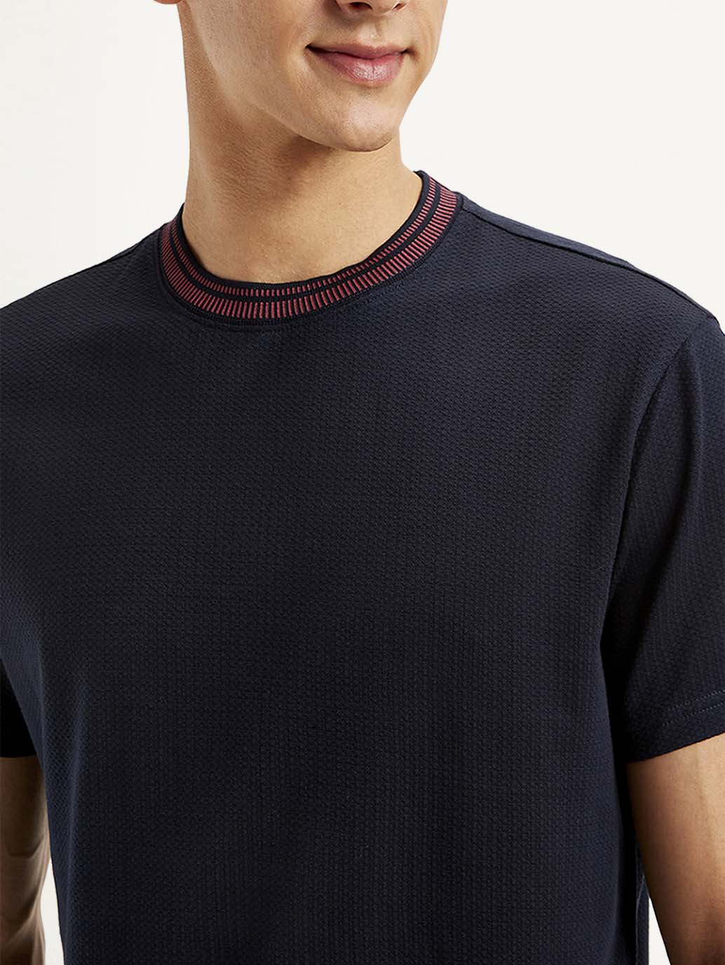 Men's Redloop Solid Slim Fit T-shirt
