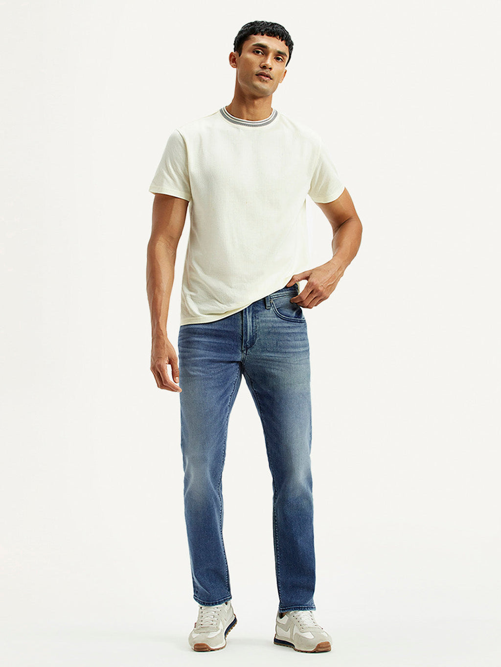Men's Redloop 511 Dark Indigo Slim Fit Mid Rise Selvedge Jeans