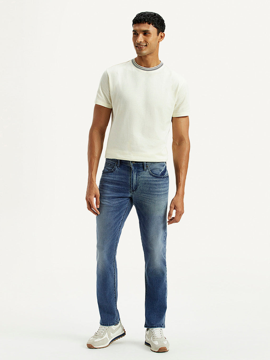 Men's Redloop 511 Dark Indigo Slim Fit Mid Rise Selvedge Jeans