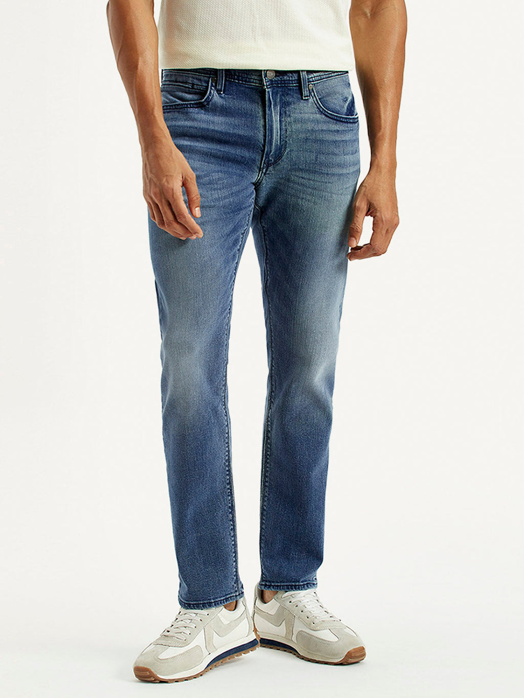 Men's Redloop 511 Dark Indigo Slim Fit Mid Rise Selvedge Jeans