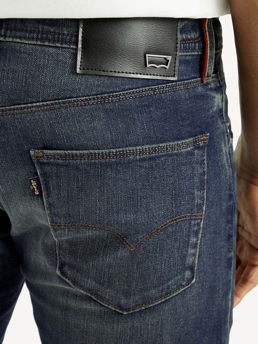 Men's Redloop 511 Dark Indigo Slim Fit Mid Rise Selvedge Jeans