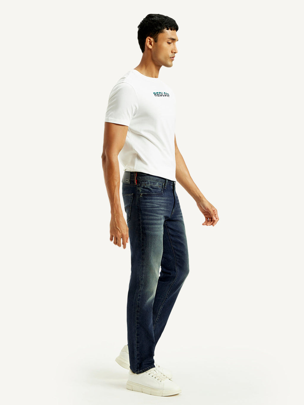 Men's Redloop 511 Dark Indigo Slim Fit Mid Rise Selvedge Jeans