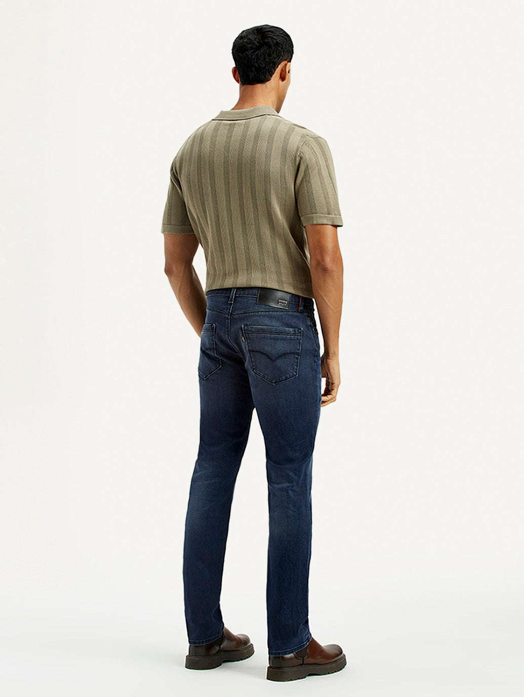 Men's Redloop 511 Dark Indigo Slim Fit Mid Rise Jeans