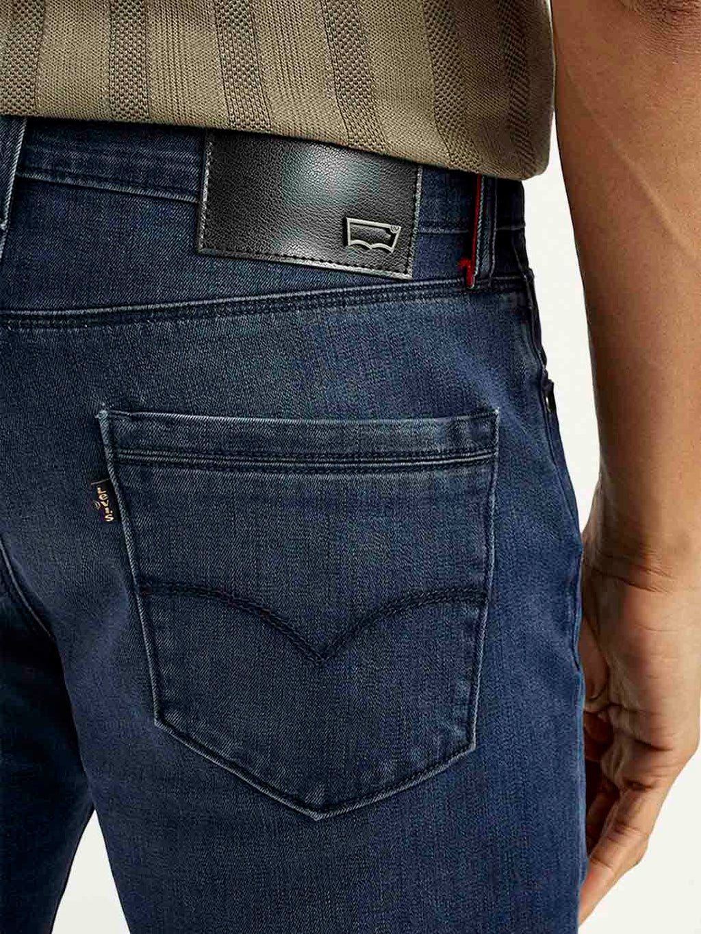 Men's Redloop 511 Dark Indigo Slim Fit Mid Rise Jeans