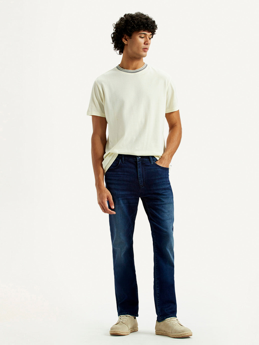 Men's Redloop 511 Dark Indigo Slim Fit Mid Rise Jeans