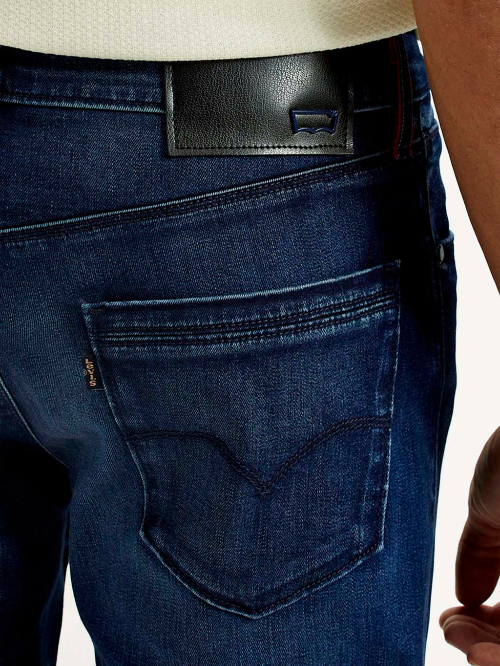 Men's Redloop 511 Dark Indigo Slim Fit Mid Rise Jeans