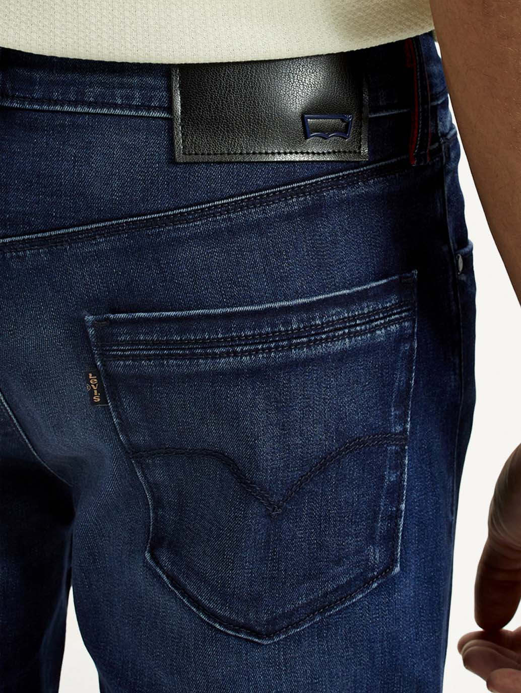 Men's Redloop 511 Dark Indigo Slim Fit Mid Rise Jeans
