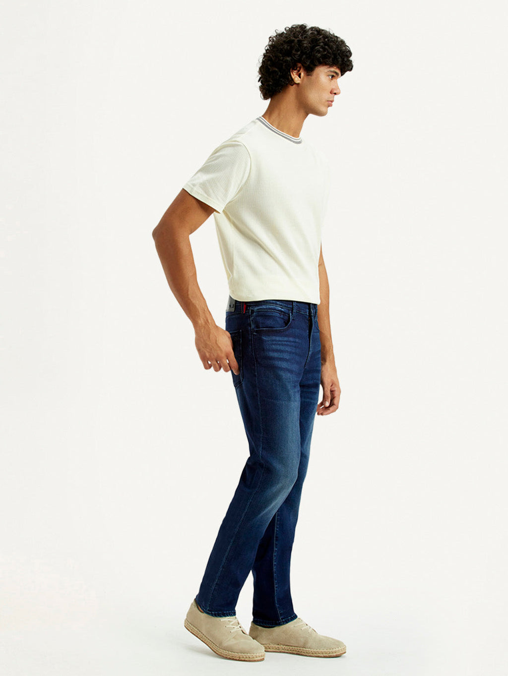 Men's Redloop 511 Dark Indigo Slim Fit Mid Rise Jeans