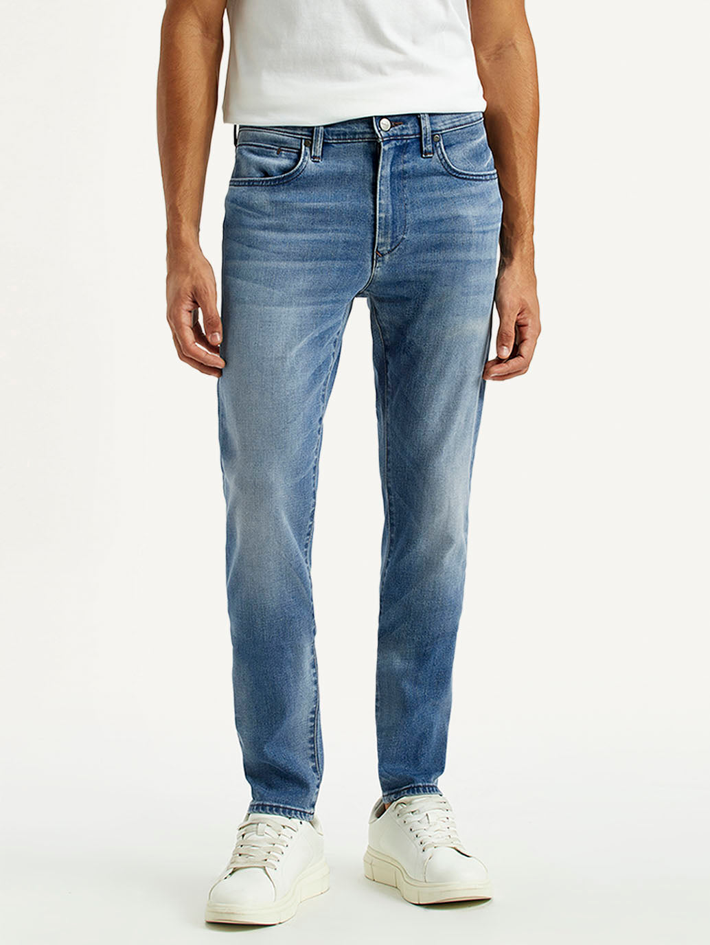 Men's Redloop 512 Indigo Slim Tapered Fit Mid Rise Jeans