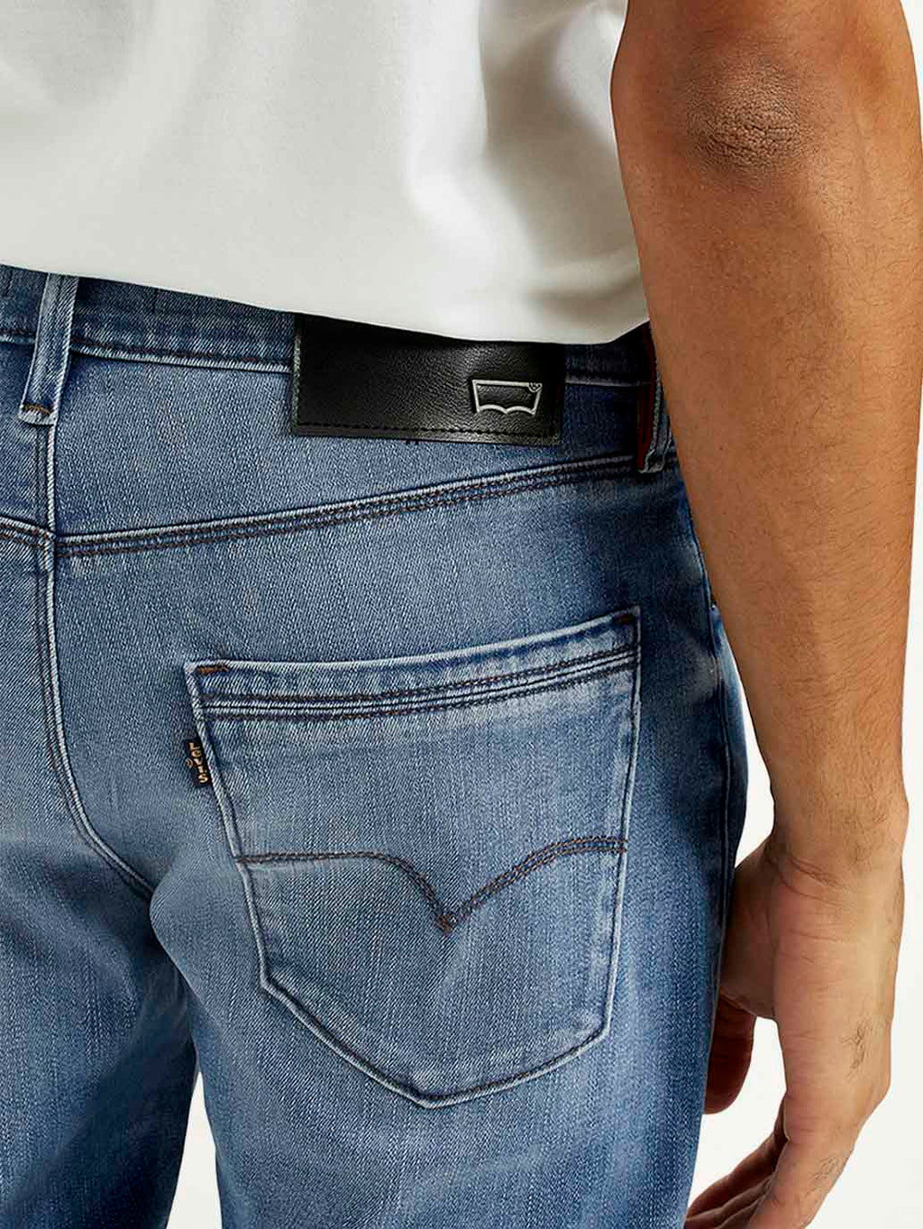 Men's Redloop 512 Indigo Slim Tapered Fit Mid Rise Jeans