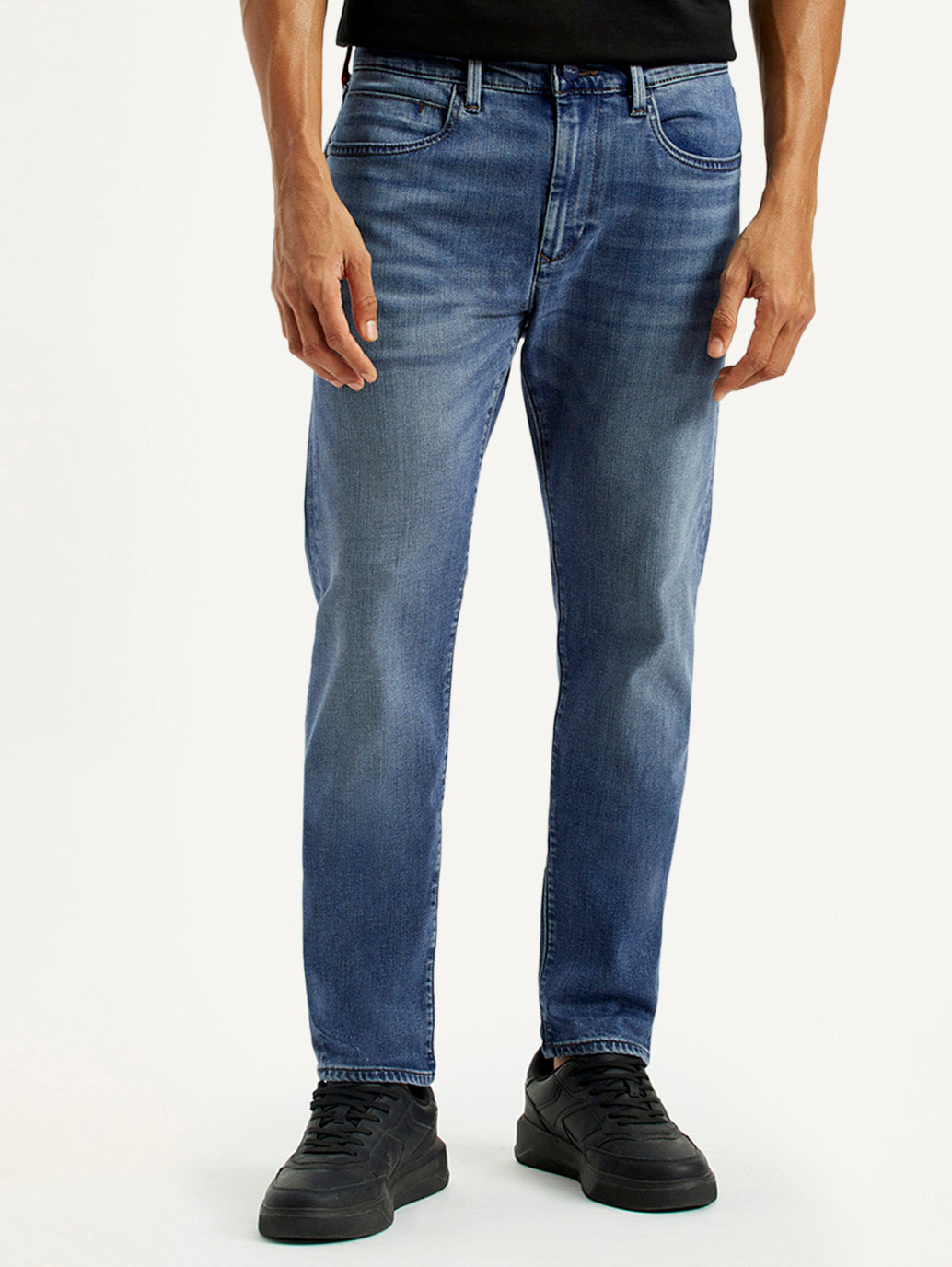 Men's Redloop 512 Dark Indigo Slim Tapered Fit Mid Rise Jeans