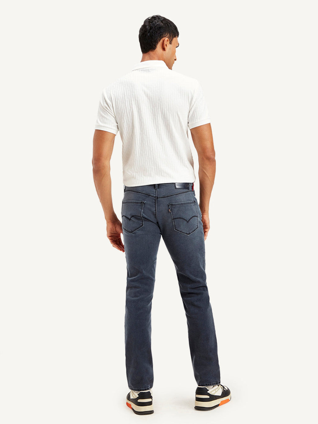 Men's Redloop 511 Grey Slim Fit Mid Rise Jeans