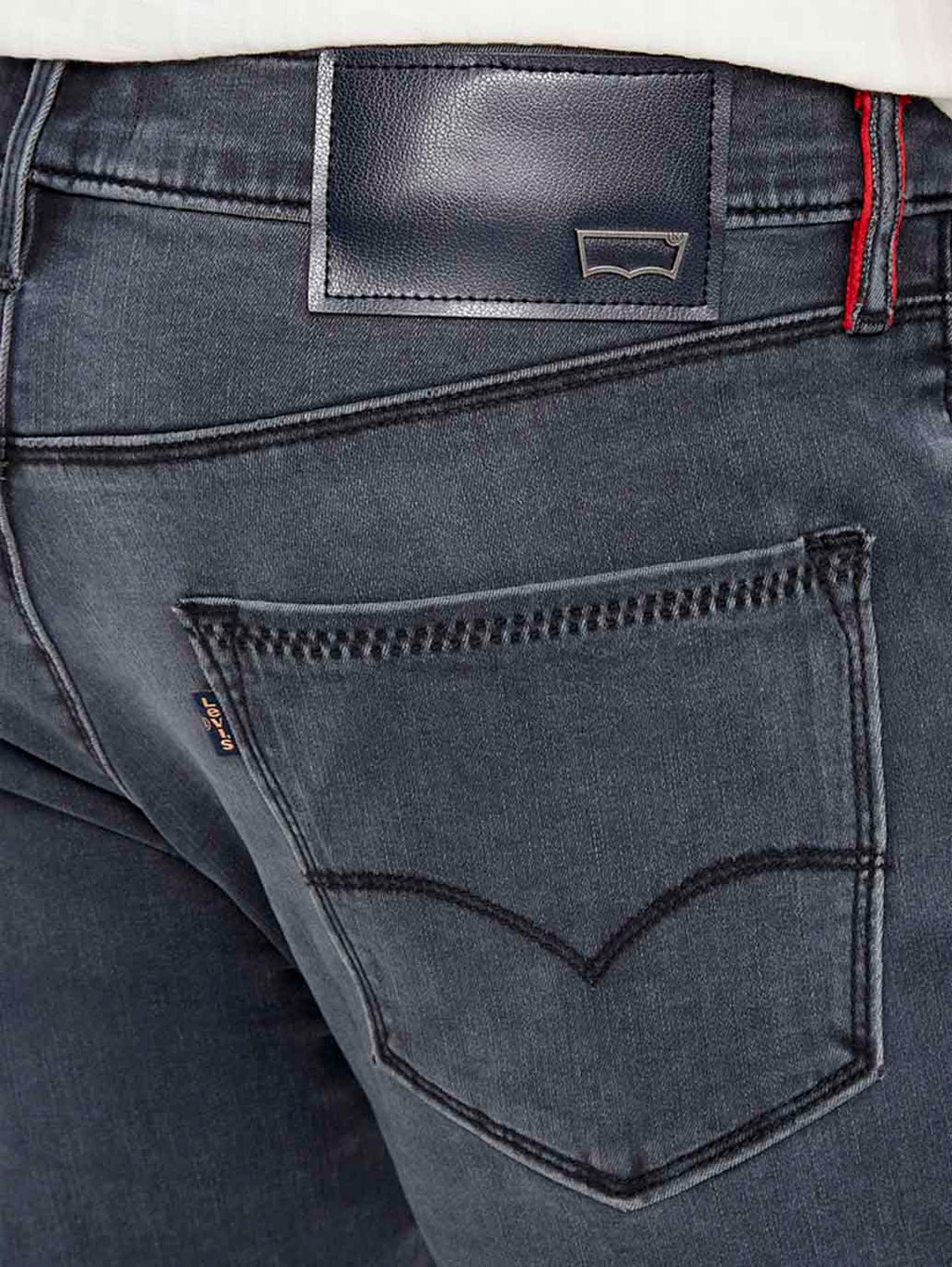 Men's Redloop 511 Grey Slim Fit Mid Rise Jeans