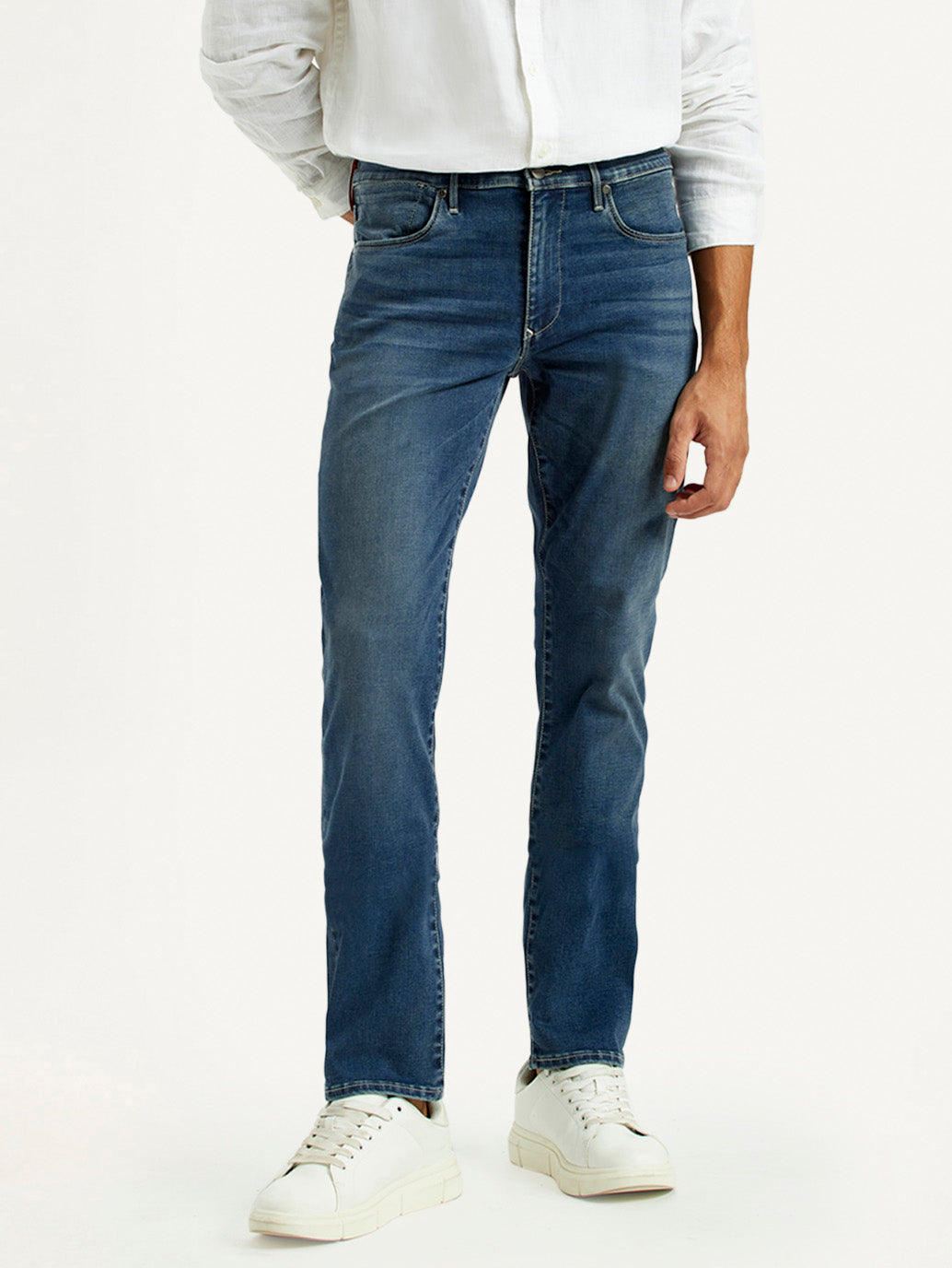 Men's Redloop 511 Dark Indigo Slim Fit Mid Rise Jeans