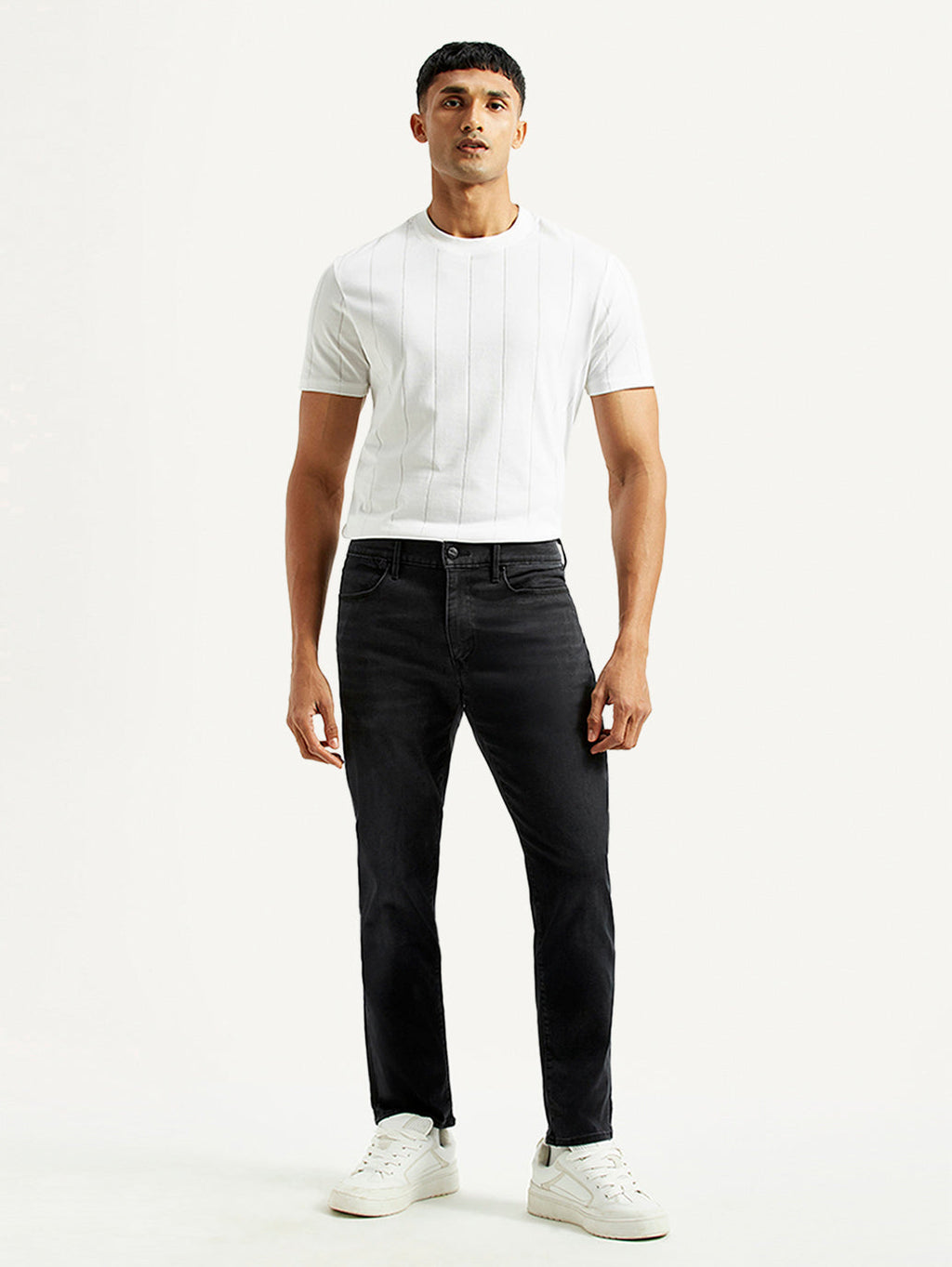 Men's Redloop 511 Charcoal Grey Slim Fit Mid Rise Jeans