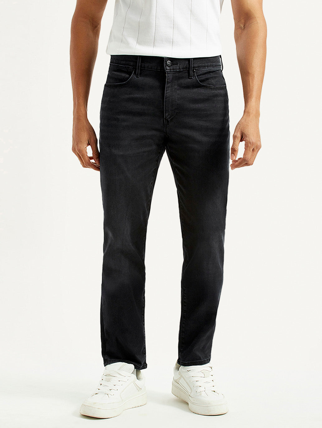 Men's Redloop 511 Charcoal Grey Slim Fit Mid Rise Jeans