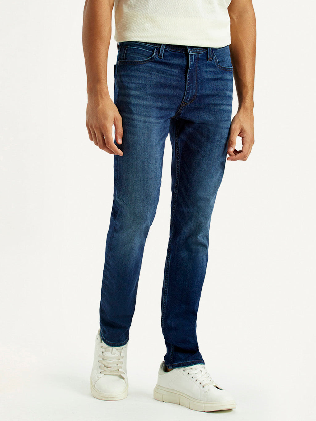 Men's Redloop 511 Indigo Slim Fit Mid Rise Jeans