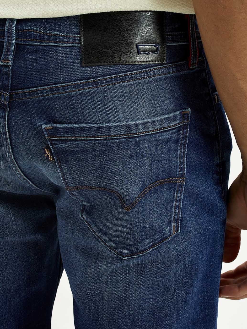 Men's Redloop 511 Indigo Slim Fit Mid Rise Jeans