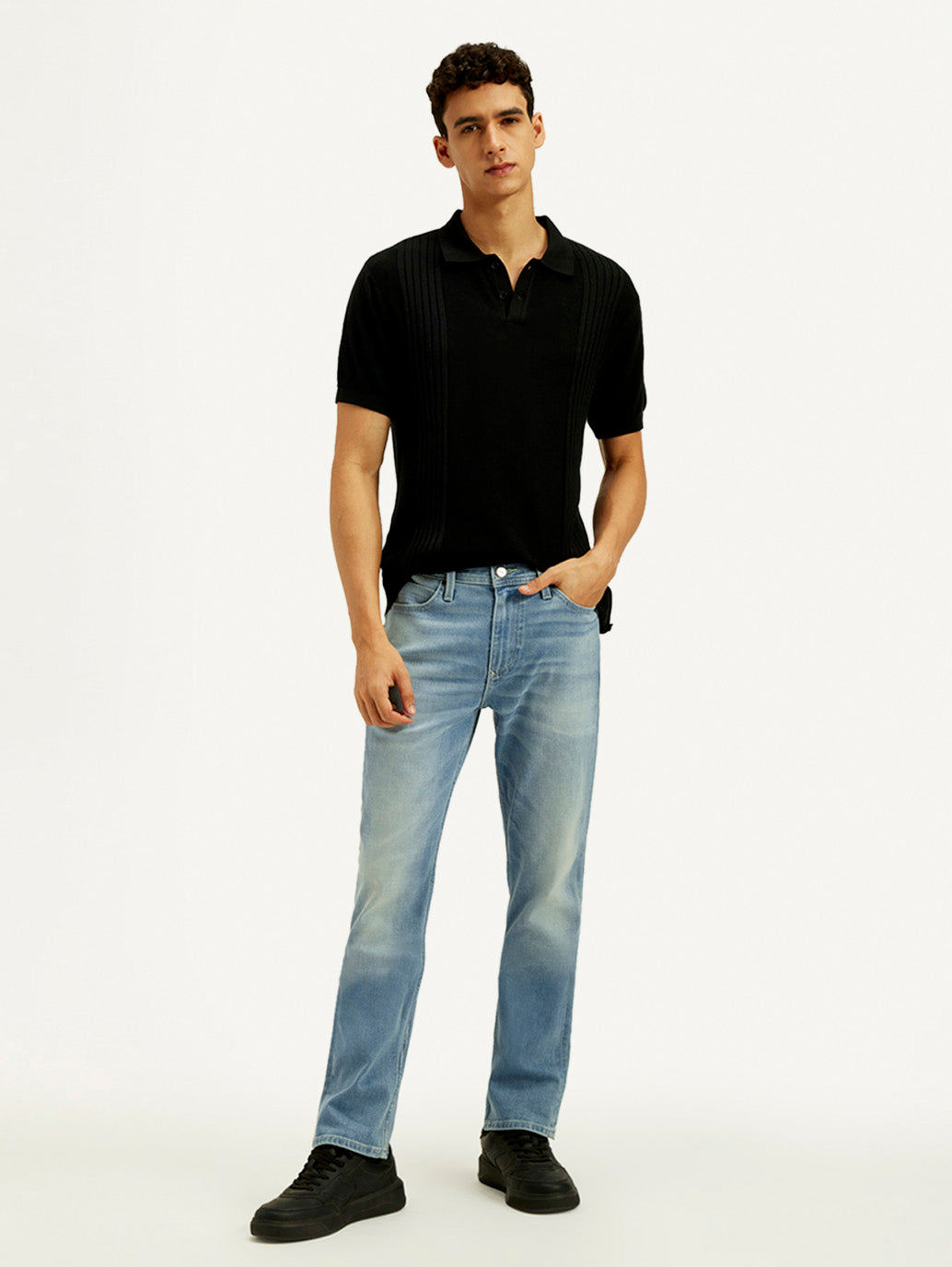 Men's Redloop 511 Light Indigo Slim Fit Mid Rise Jeans